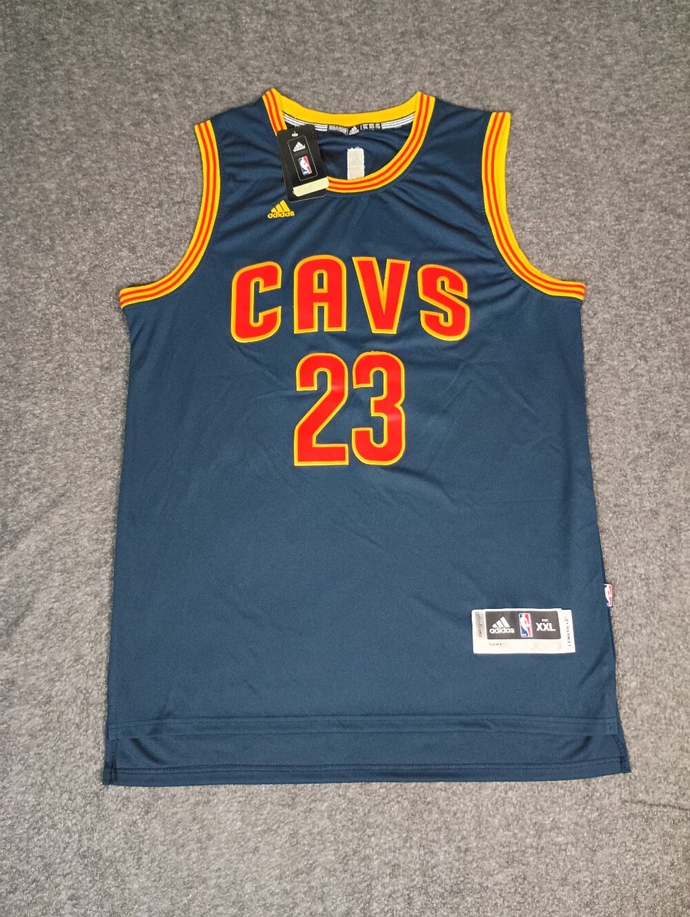Adidas Lebron James 23 Cleveland Cavaliers CAVS NBA SWINGMAN JERSEY Men XXL NWT